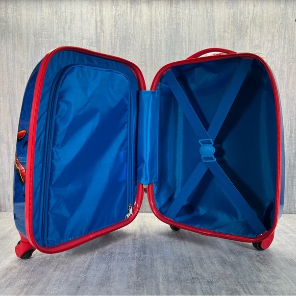 Heys Marvel Spiderman Hardside Kids Carry On 18" Spinning Luggage Bag Wheeled - Picture 10 of 13